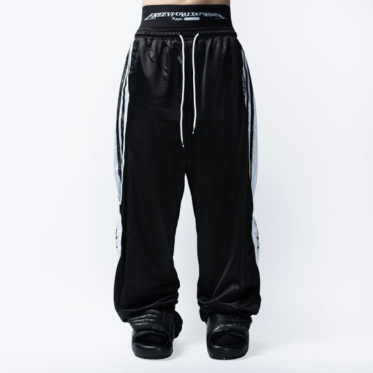 FVVO Wild Spirit Wolf Embroidered Pants