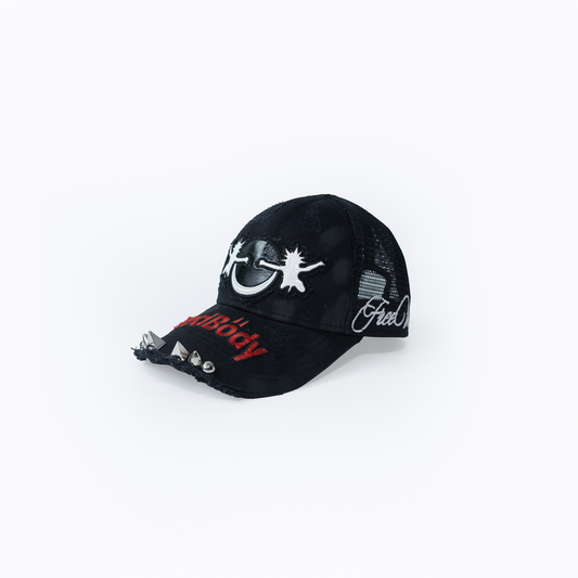 FVVO Punk Studded Washed Cap