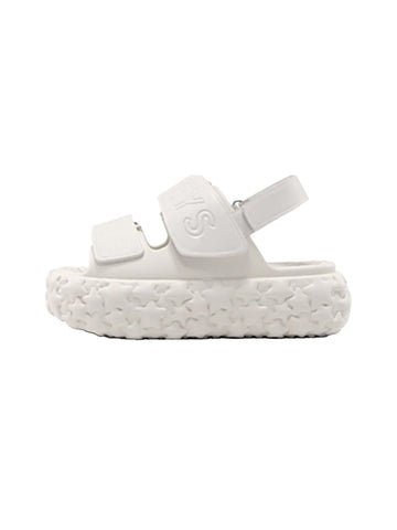 White Chunky Star Sandals