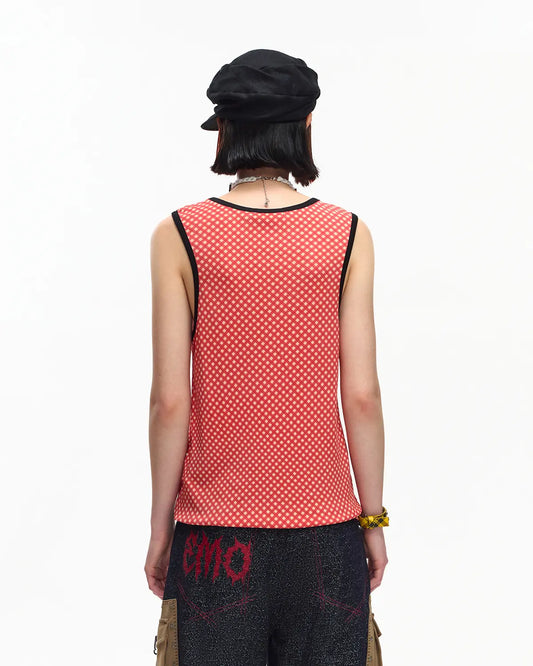 EMO Red Gingham Napoleon Tank