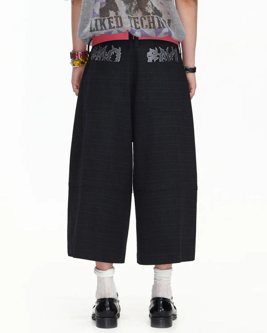 EMO Pleated Suit Cropped Pants