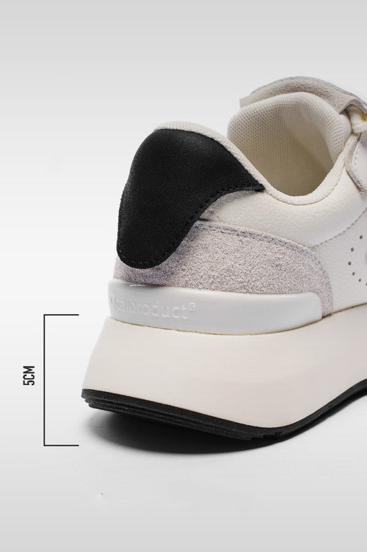 Crescent White Cloud Sneakers