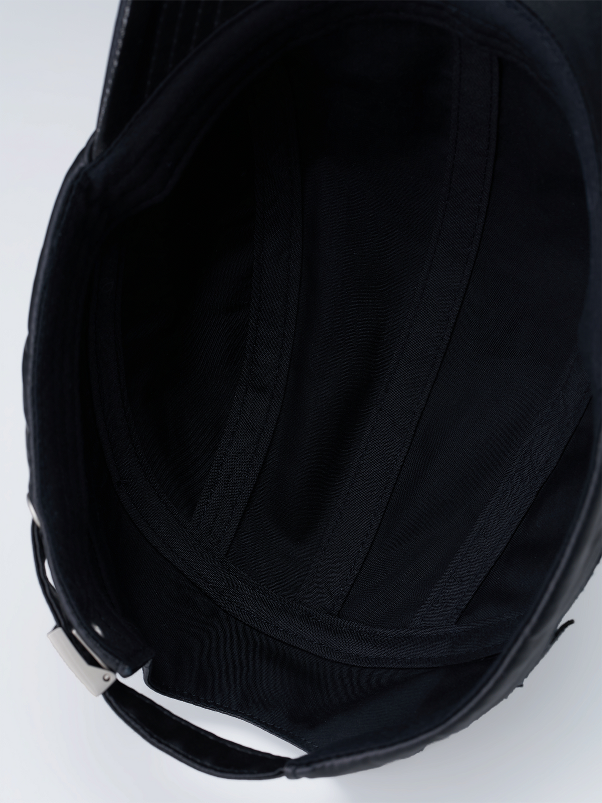 SANB Faux Leather Horned Baseball Cap