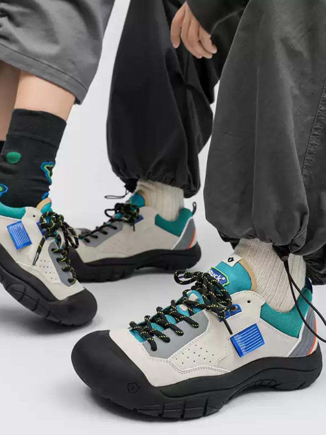 Suede Trail Platform Sneakers