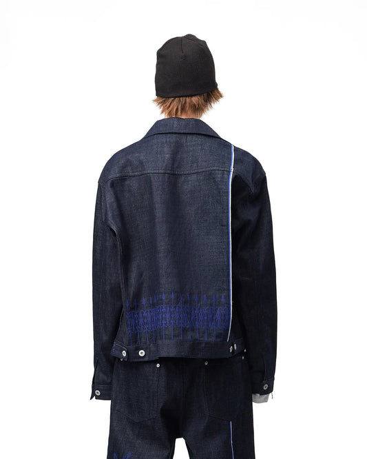 EMO Blue Selvedge Raw Denim Jacket