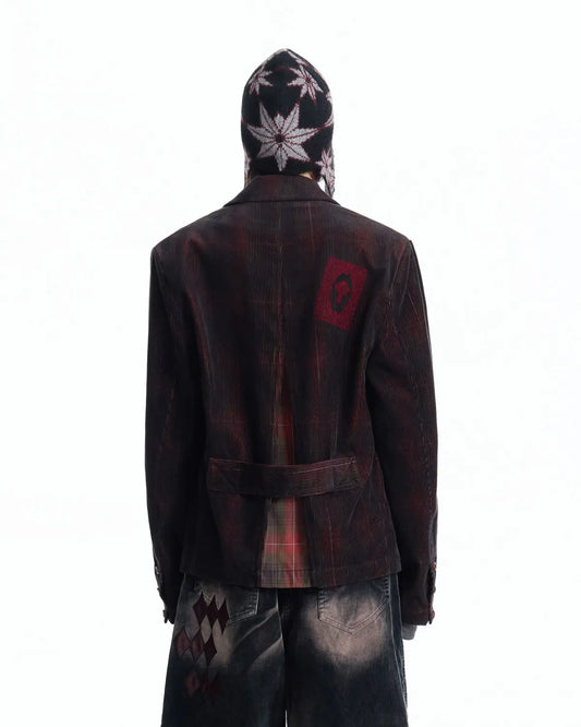 EMO Retro Velvet Corduroy Blazer