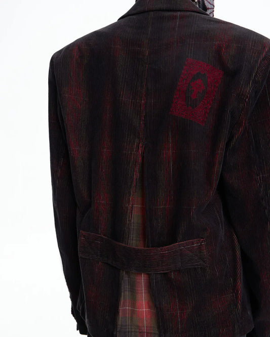 EMO Retro Velvet Corduroy Blazer
