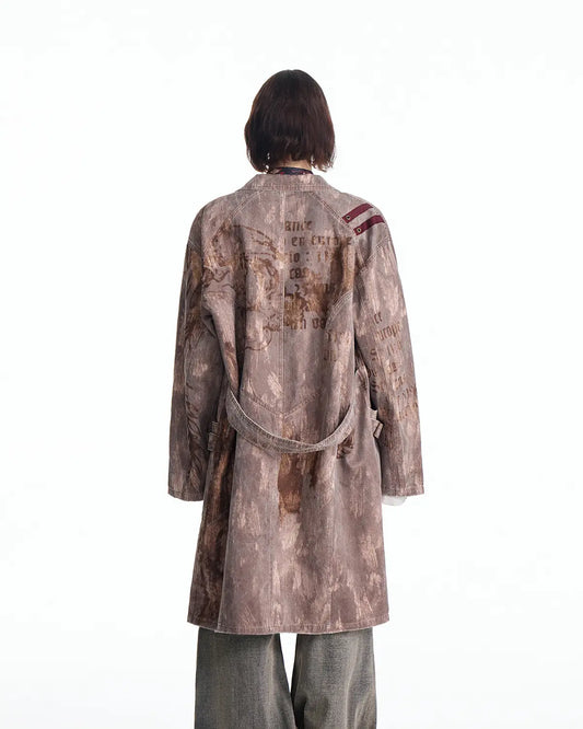 EMO "Film Noir" The Scorch Suede Trench