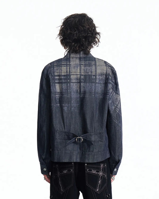 EMO Denim Embroidered Reversible Jacket