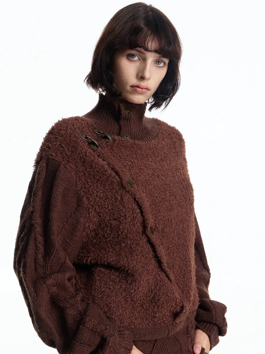 EMO Vintage Fencing Inspired Knit Sweater