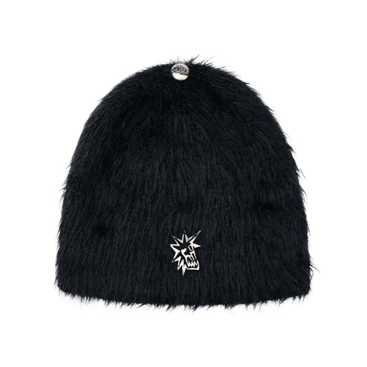 EMO Faux Mink Knitted Hat