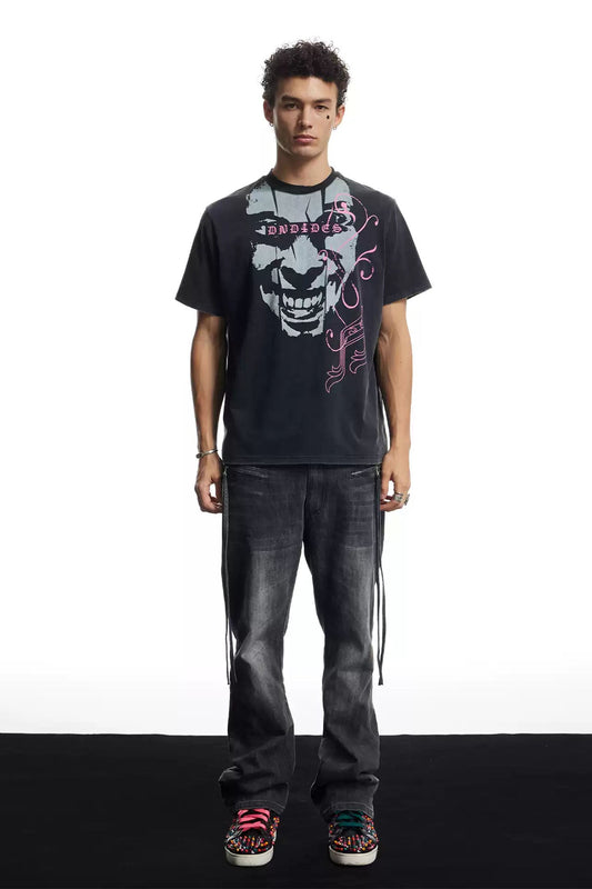DND4DES Washed Punk Graphic T-Shirt