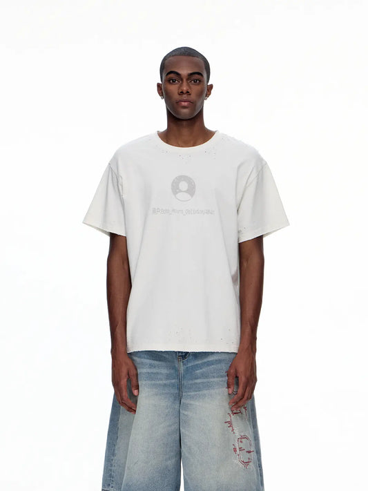 EMO “Digital Ghost” Distressed Tee