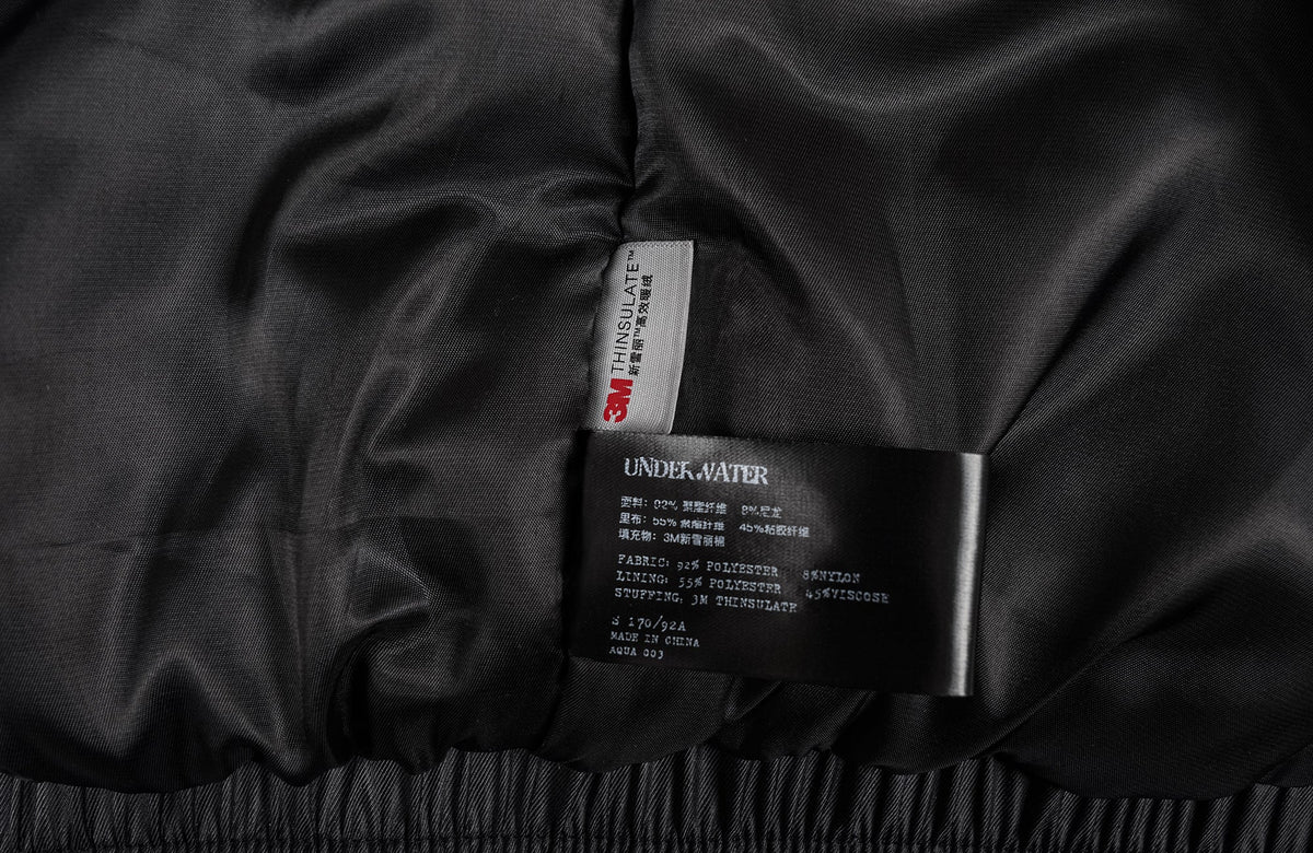 UNDERWATER Hell Racer Embroidered Padded Bomber