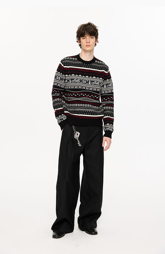 KREATE Classical Fair Isle Sweater