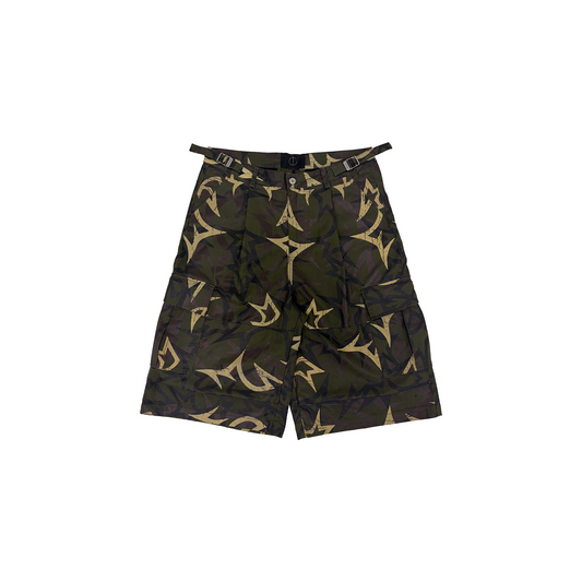 TECNINEGROUP Thorn Star Waxed Camo Shorts