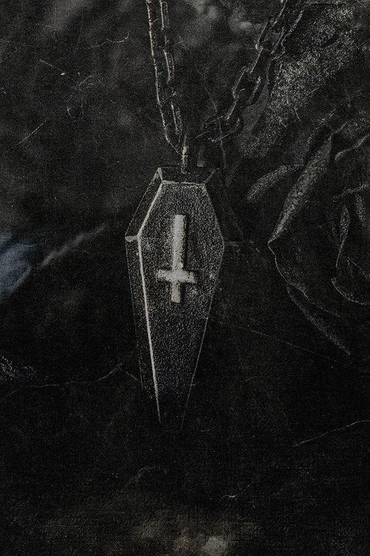 UNDERWATER Distressed Coffin Necklace