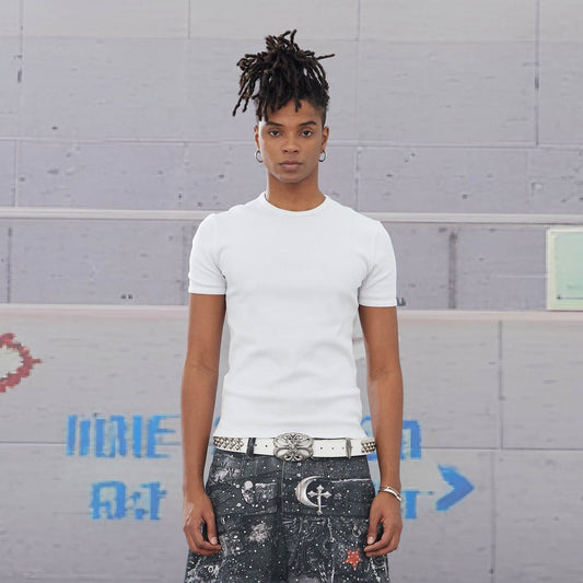 DND4DES Essential Ribbed Slim-Fit T-Shirt