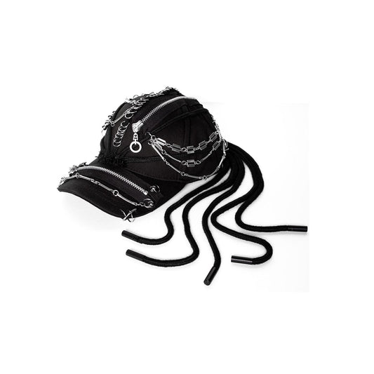 INSIDE OUT Metal String Zip Dreadlock Cap