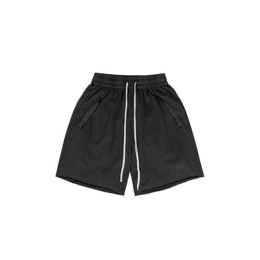 UNDERWATER Raw Edge Hem Sweat Shorts
