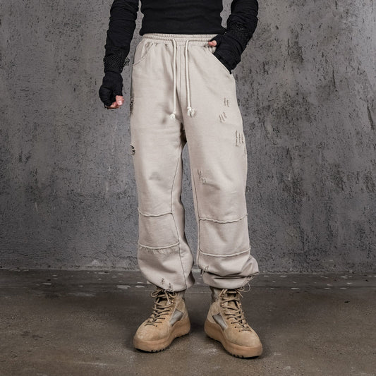 UNDERWATER Wasteland Ripped Spliced Jogger
