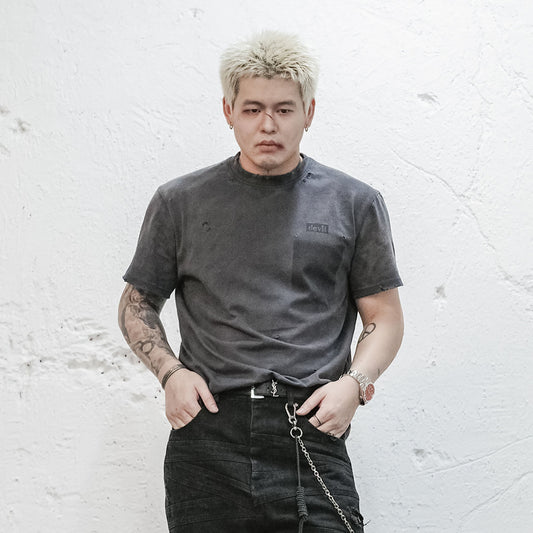 UNDERWATER Devil Distressed T-Shirt