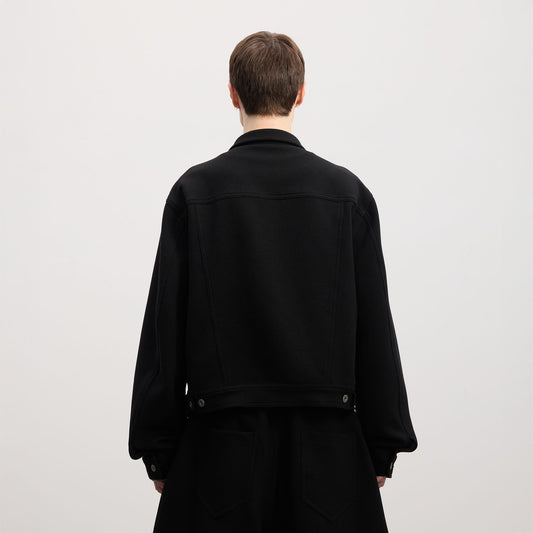 DND4DES Wool-Blend Button-Up Utility Jacket