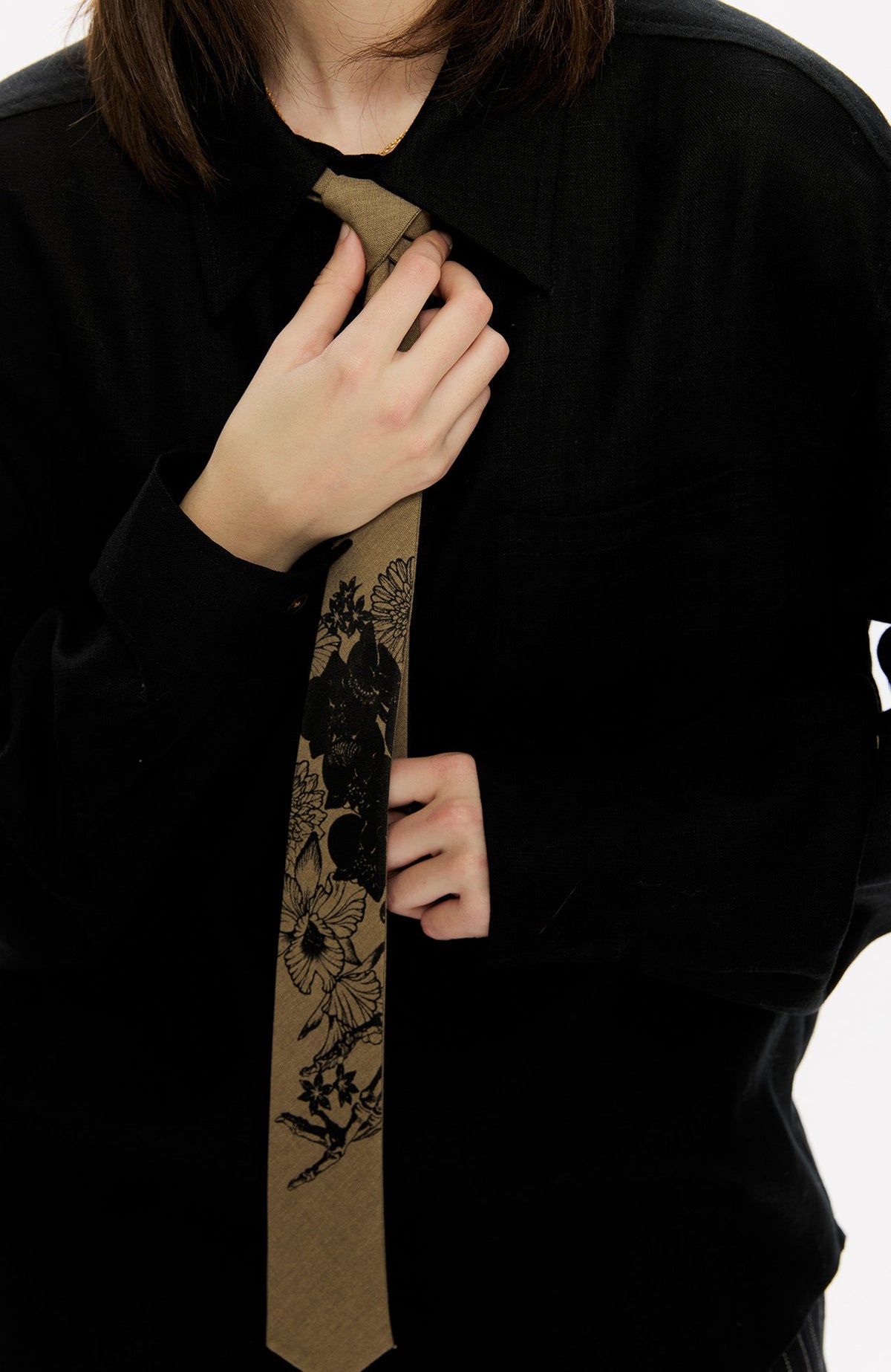 KREATE Floral Print Heritage Wide Tie
