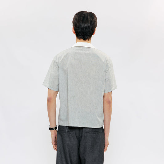 KREATE Layered V-Neck Collared T-Shirt