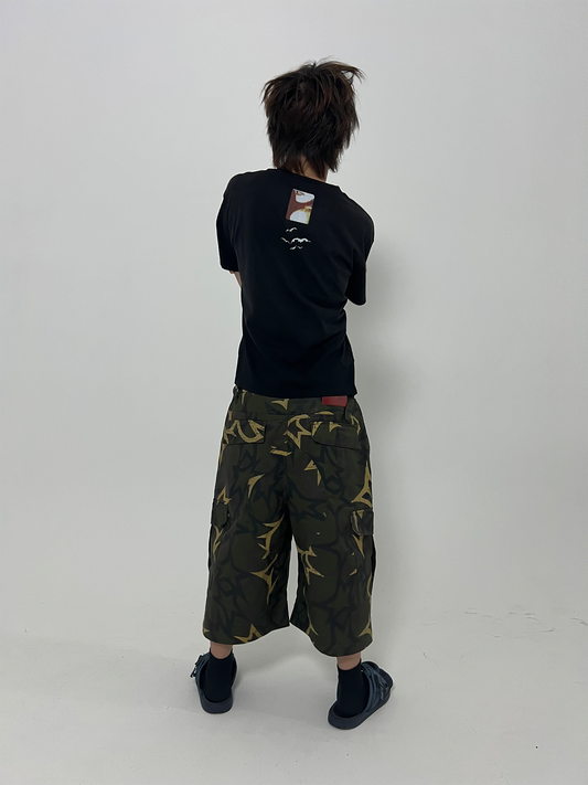 TECNINEGROUP Thorn Star Waxed Camo Shorts