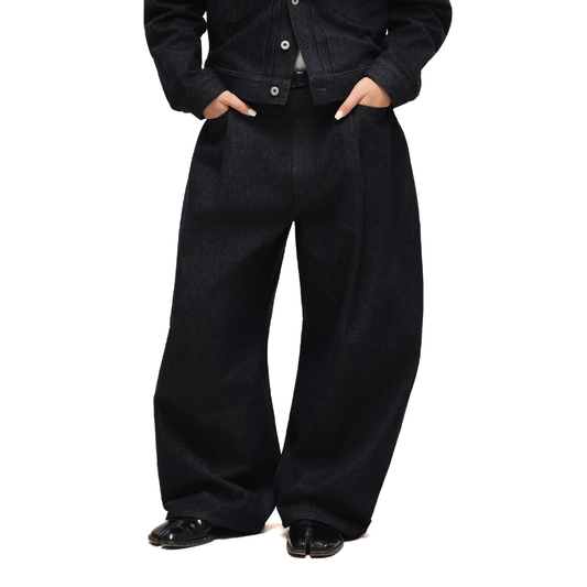 6CRAYON Indigo Baggy Wide-Leg Jeans