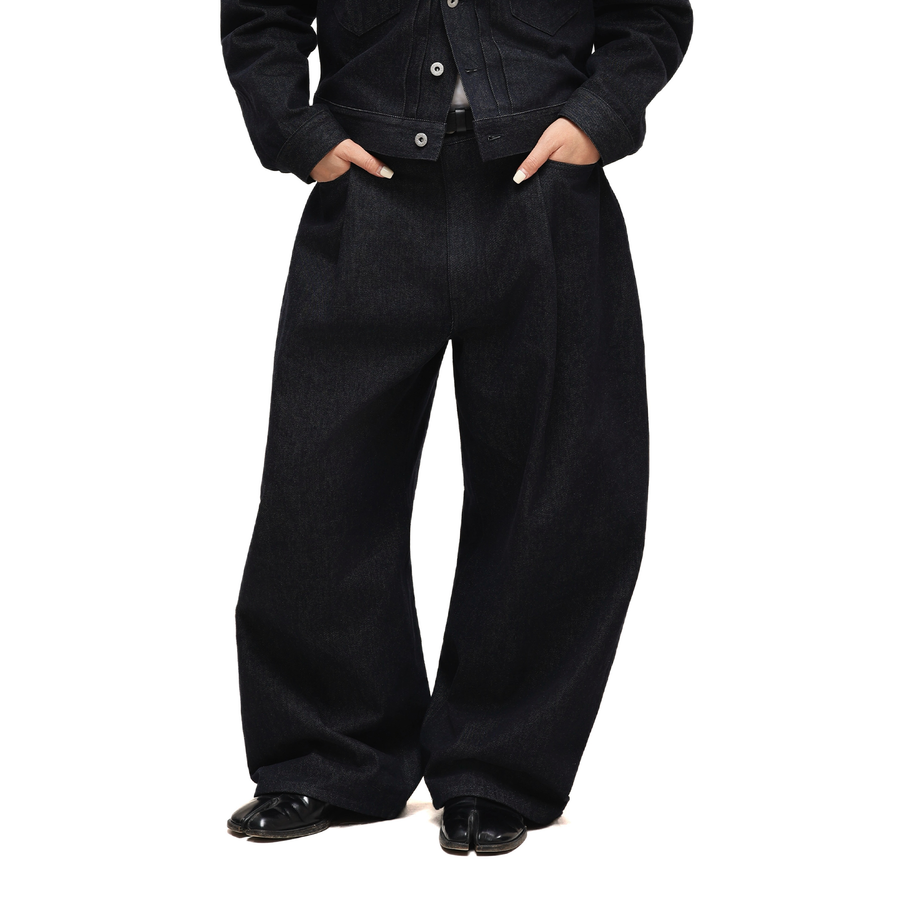 6CRAYON Indigo Baggy Wide-Leg Jeans