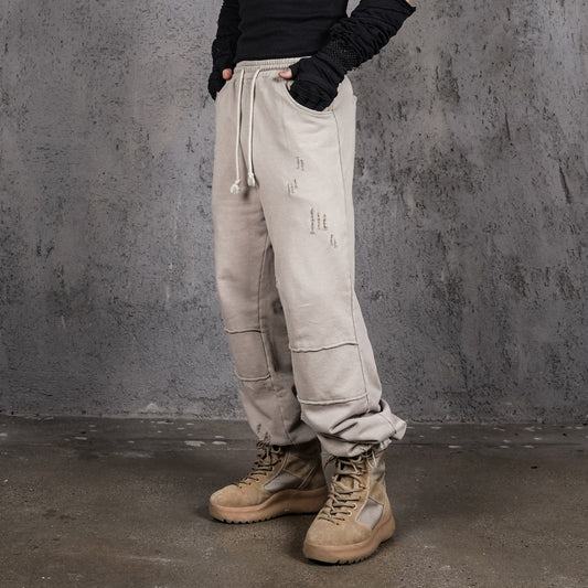 UNDERWATER Wasteland Ripped Spliced Jogger