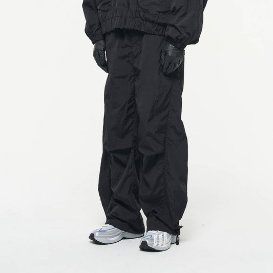 RELABEL Drawstring Pleated Wide-Leg Pants