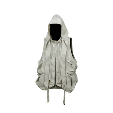 RELABEL Detachable Hood Big-Pocket Vest