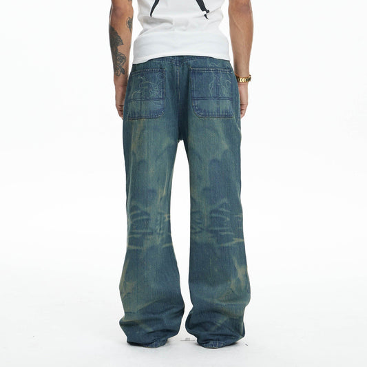 DND4DES Ocean Star Straight-Leg Jeans