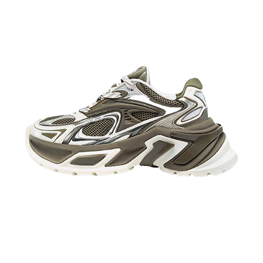 Futuristic-style chunky wide-sole sneakers HL3285