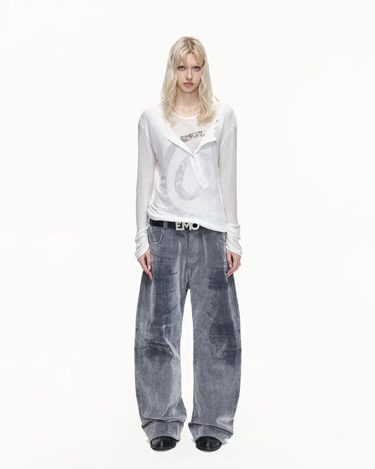 EMO "Digital Stigma" Layered Tencel Tee