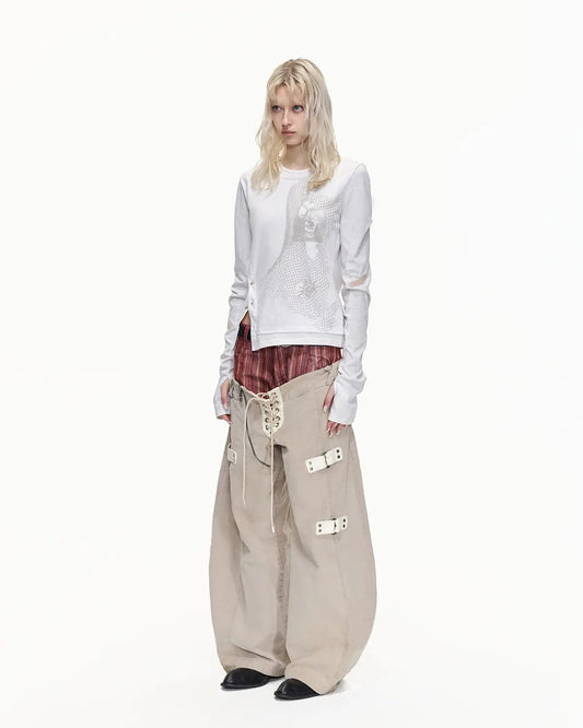 EMO "Digital Veils" Layered Tee
