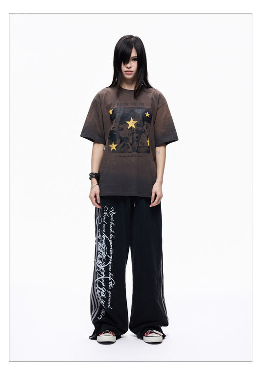 Lightweight Vintage Drawstring Sweatpants