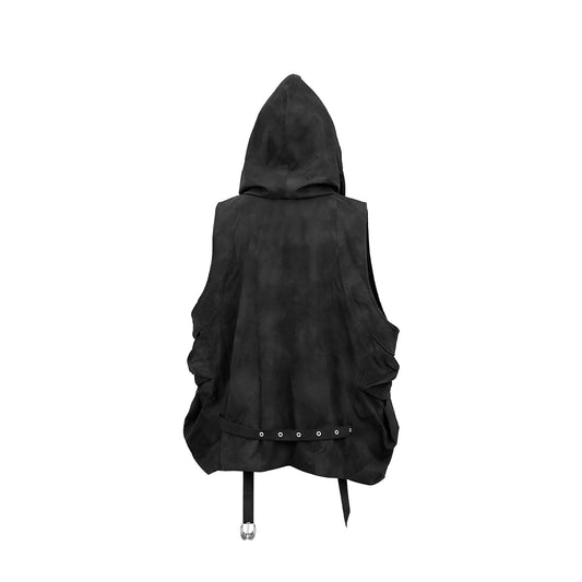 RELABEL Detachable Hood Big-Pocket Vest