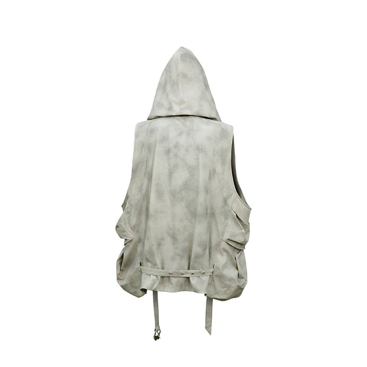 RELABEL Detachable Hood Big-Pocket Vest