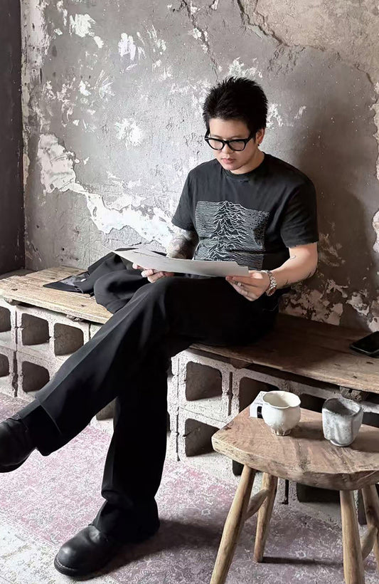 UNDERWATER Pulse Graphic Washed Tee