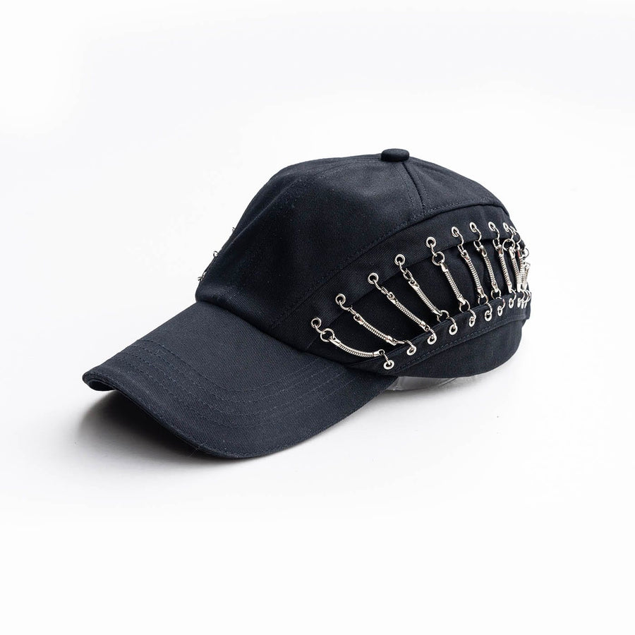 INSIDE OUT Snakebone Clipped Double-Layered Cap