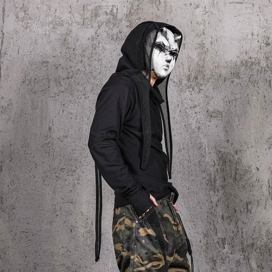 UNDERWATER Mesh-Spliced Long Strap Durag