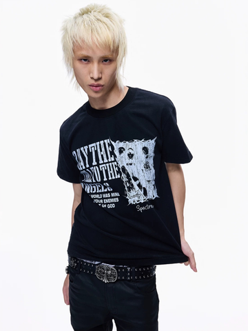 Washed Crew Neck Short Sleeve Slim Fit T-shirt