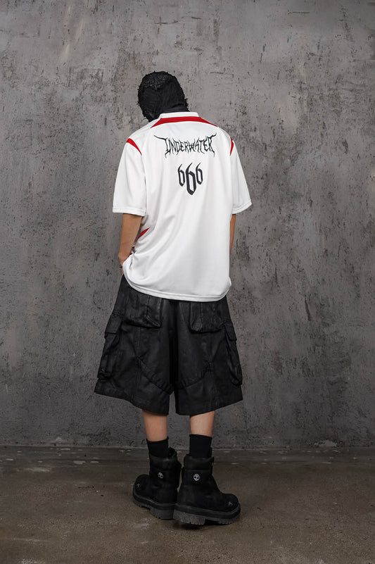 UNDERWATER Bandaged Waxed Shorts