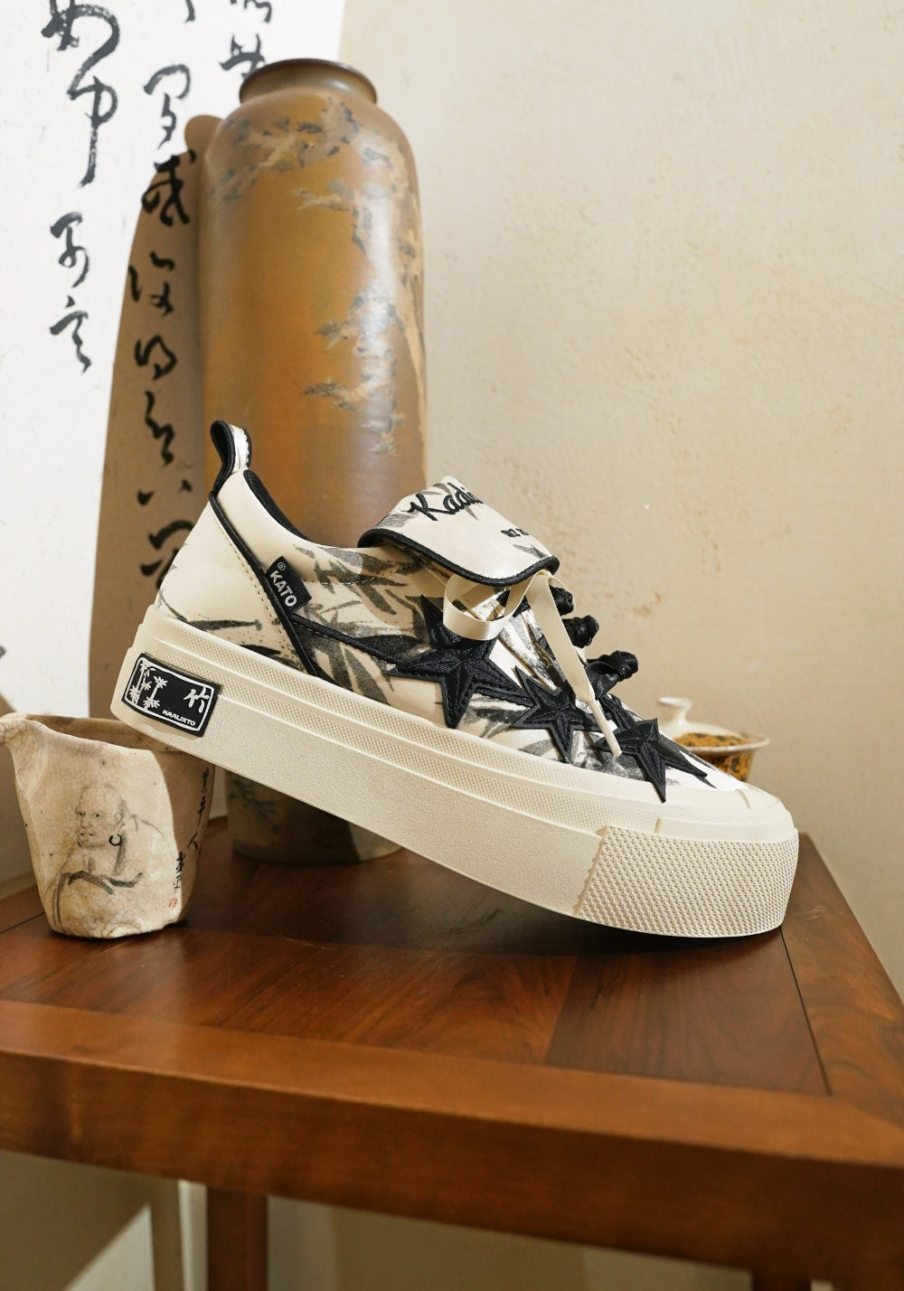 Bamboo Star Canvas Sneakers