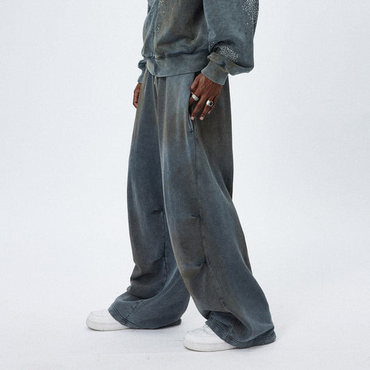DND4DES Distressed Crinkled Baggy Sweatpants