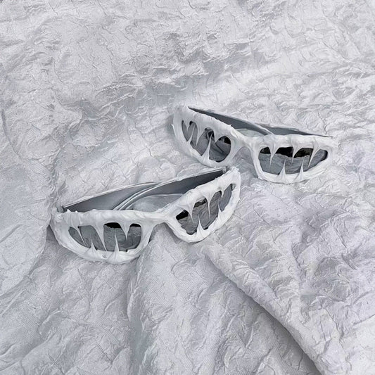 Pi0neeR Ice Melt Dripped Resin Sunglasses